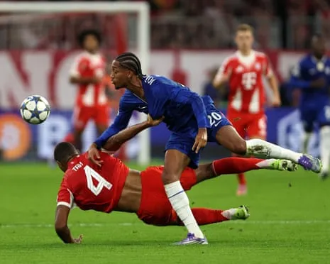 The Blues' boss explodes after Bayern Munich center-back Jonathan Tah avoids sending-off in Champions League loss